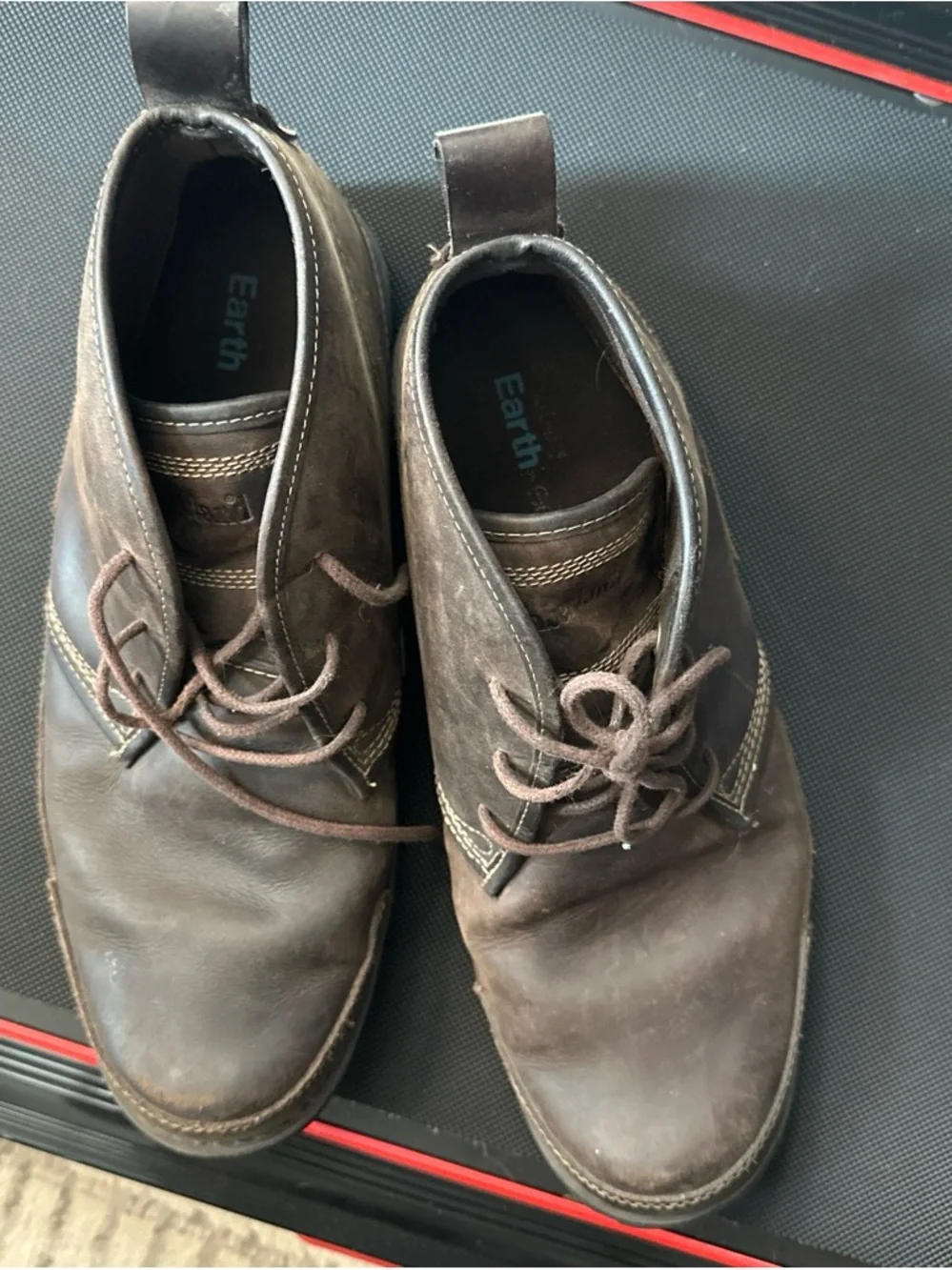 Earth Men's Brown Leather Chukka Boots